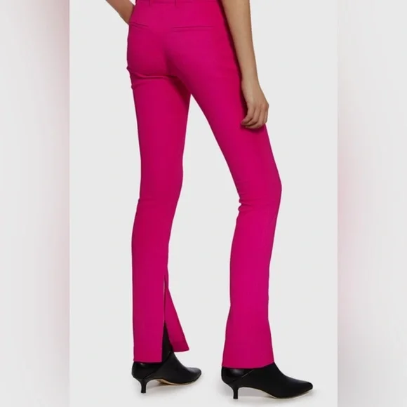 A.L.C. Javier Hot Pink Split Hem Pants Size 2 NWT